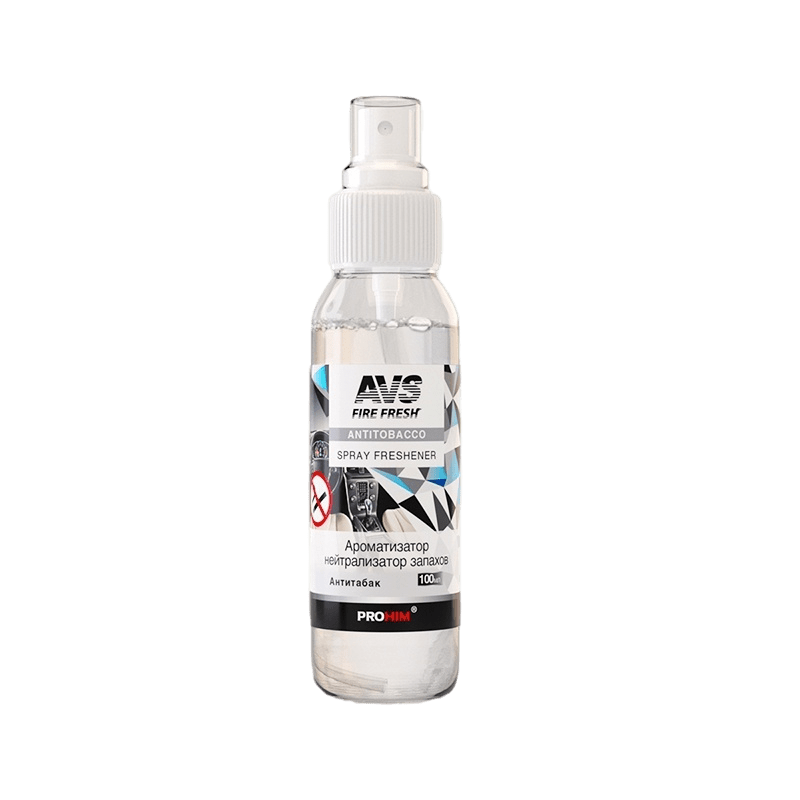 A78845S Ароматизатор-нейтрализатор запахов Stop Smell Антитабак спрей 100мл AVS AFS-017