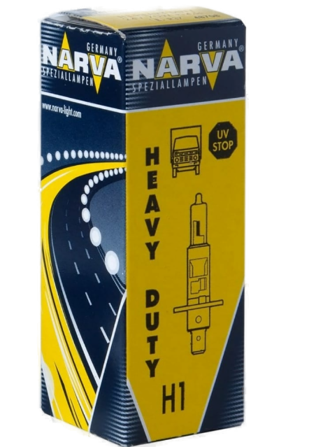 Автолампа 24V H1(70) P14.5s Heavy Duty  NARVA (N-48708HD)