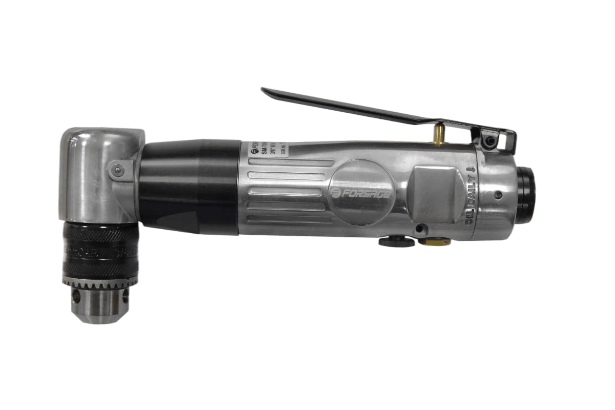 F-SM-709R Forsage Пневмодрель угловая реверсивная (1500 об/мин, патрон 0,8-10мм, 113 л/мин)