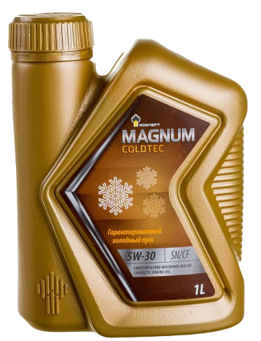 Роснефть масло моторное Magnum Coldtec 5w30 синтетическое 1л