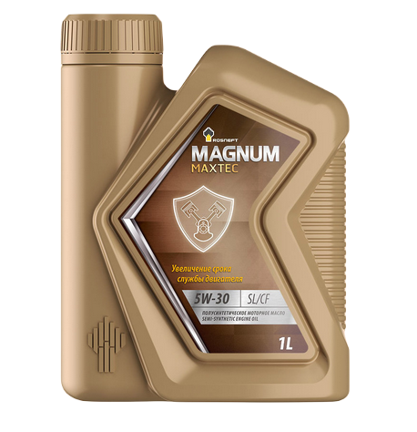 Роснефть масло моторное Magnum Maxtec 5w30 API SL/CF полусинтетическое 1л
