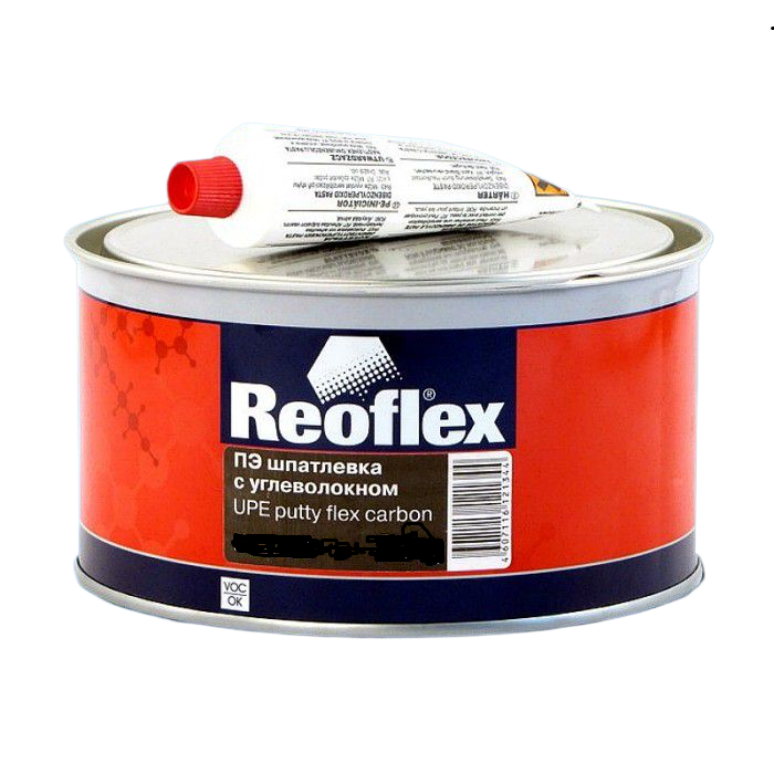 Шпатлевка REOFLEX  с углеволокном  Flex Carbon 1 кг+0,025